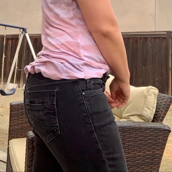 🇺🇸 Banana Republic black classic skinny jeans Size 10 - Picture 6 of 9